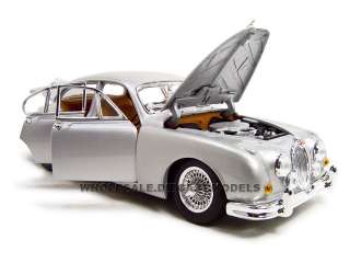 1959 JAGUAR MARK II SILVER 118 DIECAST MODEL CAR  