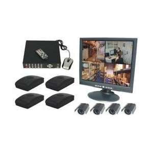  4CH PCBASED DVR COMPLETE SYSTEM, 4 WIRELESS Everything 