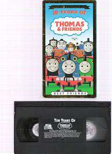 Collectors 10 YEARS OF THOMAS & FRIENDS VHS Video CHILD  