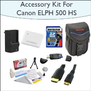  Advanced Accessory Kit With 8GB SDHC High Speed Memory 