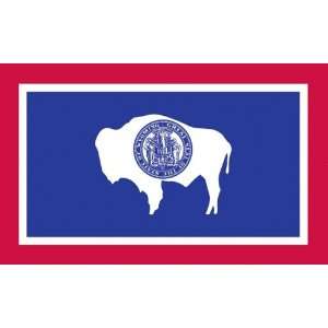  Valley Forge Nylon Wyoming State Flag, measures 3 Foot x 5 