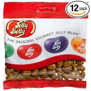 Jelly Belly Caramel Apple Jelly Beans, 3.5 Ounce Bags (Pack of 12 