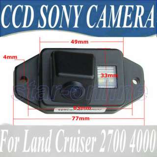 CCD SONY Car Reverse Rear View Camera For TOYOTA LAND CRUISER PRADO 