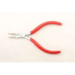  5 Micro Plier Flat Nose Red Grip Handle Good Quality 