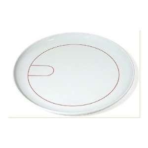  Five Senses Touch Red Charger Plate