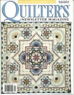 Quilters Newsletter Magazine Jan / Feb 2003 No 349 ~ Little Brown 