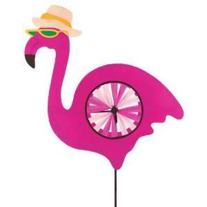   Art Pink Flamingo Wind Twirler Decorative Lawn Patio, Lawn & Garden