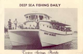TARPON SPRINGS, FL DEEP SEA FISHING MISS MILWAUKEE CAT  