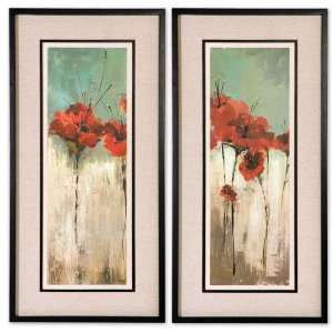  Set of 2 From Scarletts Garden Art Accents