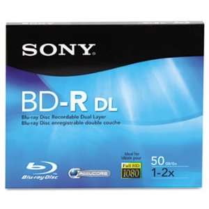  SONY BD R Dual Layer Recordable Disc 50GB 2x Higher 