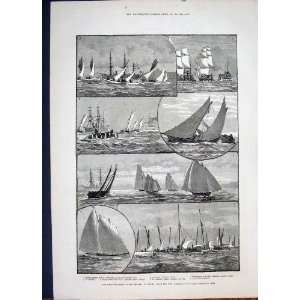   Regatta Ship Palma AdmiralS Cup Hms Invincible 1881