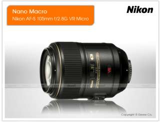 Nikon AF S 105mm F2.8 G IF ED VR Lens Micro #L035  