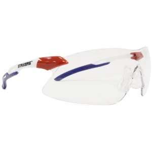  ERB 15427 Strikers Safety Glasses, Red, White, and Blue 