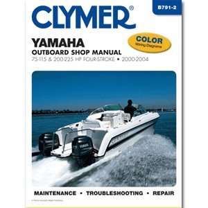 Clymer Yamaha 75 225 HP Four Stroke Outboards 2000 2003 