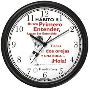  Habit 5   Seek First to Understand (Spanish Text)   Wall 