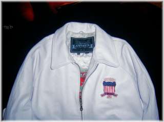 AVIREX USA SHORINJI KEMPO Jacket Mens Sz 5XL RARE White Leather 