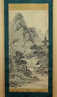 KAKEJIKU CHINESE HANGING SCROLL SANSUI  