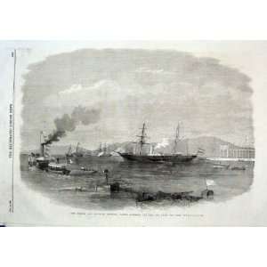  French & Austrian Yachts Leave Suez Canal 1869 Ships