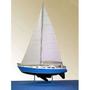  Bristol Yacht Wooden Model Boat   Painted