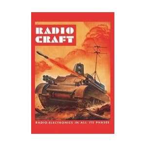  Radio Craft Tank 12x18 Giclee on canvas