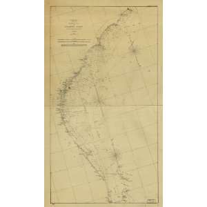   Hateras to Cape Florida. Autographic transfer 1861.