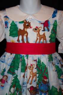 RUDOLPH Misfit TOYS Christmas DRESS CUSTOM  