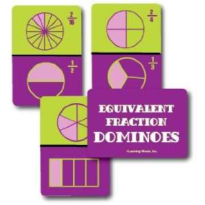    Dominoes   Equivalent Fractions (Grade Level 4   Up) Toys & Games