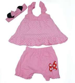 Girl Baby Ruffle Top+ Pants+Headband Set 0 36M Bloomers 3 Pcs Costume 
