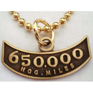   Mileage Rocker 650K 650000 Miles Replica Pendant Necklace w/ball chain