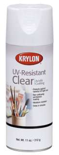 Clear 11 Ounces UV Resistant Acrylic Coating Aerosol Spray 1305  