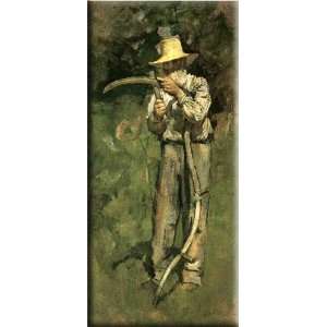 Man with Scythe 8x16 Streched Canvas Art by Robinson 