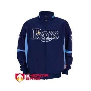  Tampa Bay Rays Authentic Therma Base Premier Jacket   Navy 