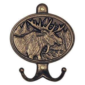  Moose Hook Plaques in French Bronze