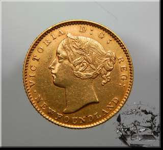 Newfoundland 2 Dollars 1885 Gold  