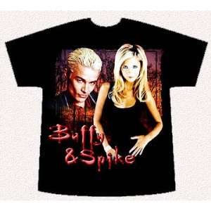  Buffy the Vampire Slayer Spike & Buffy T Shirt Size Large 