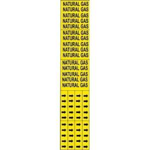  BRADY 7196 3C PIPEMRK NTRL GAS Y 2.25X2.75