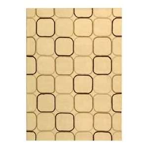   Ivory and Multi Contemporary 26 x 12 Area Rug