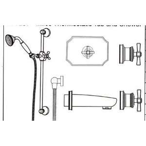  Justyna M 7257 MX SN Bathroom Faucets   Tub & Shower 