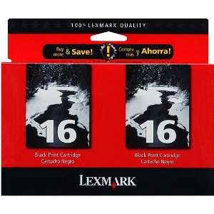  Lexmark X1290 Black Ink Cartridge Twin Pack (OEM) 410 