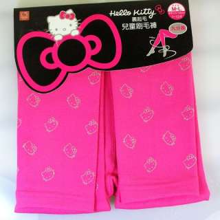 Hello Kitty Kids Warm Flannel Tights Leggings Tights Ankle Length 