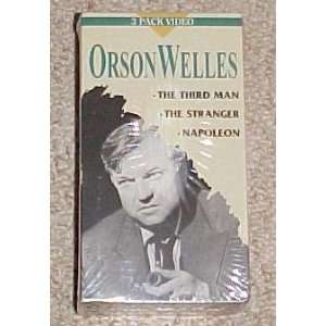 Orson Welles 3 VHS Pack ~Third Man, Stranger & Napoleon