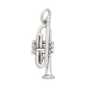  Sterling Silver Trumpet Charm West Coast Jewelry Jewelry