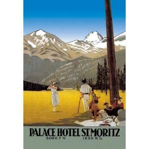  Palace Hotel St. Moritz 20x30 Poster Paper
