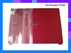 New Dell Studio 1735 1737 Red Lcd Back Cover P/N P558X  