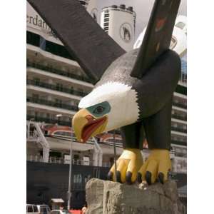  Thundering Wings Totem with Holland America Cruise Ship 
