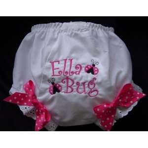 Hot Pink Lady Bug Diaper Cover Baby