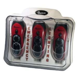 Athena 7753 Emergency Red Light Center with 3 Bright Lights   Case of 