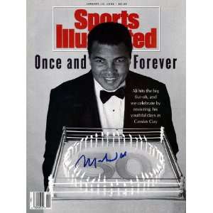  Muhammad Ali Autographed Sports Illustrated 1/13/92 PSA 