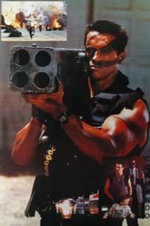 Arnold Schwarzenegger COMMANDO Movie poster 2  