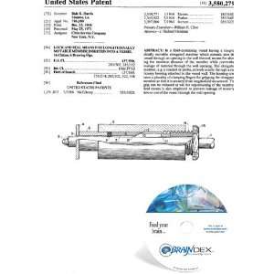   LONGITUDINALLY MOVABLE MEMBER INSERTED INTO A VESSEL 